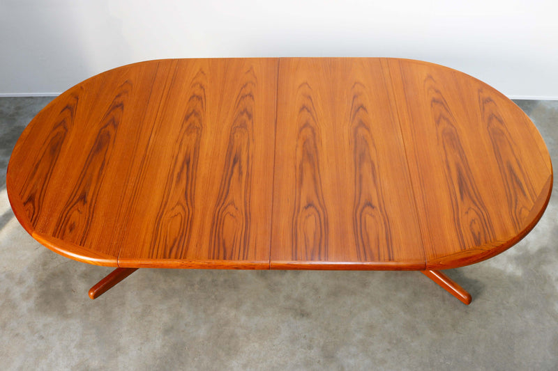 Large Danish dining room set in teak by Niels Otto Moller 1950